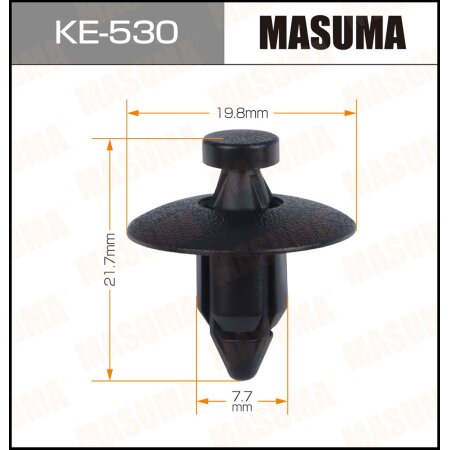 Retainer clip Masuma plastic, KE-530