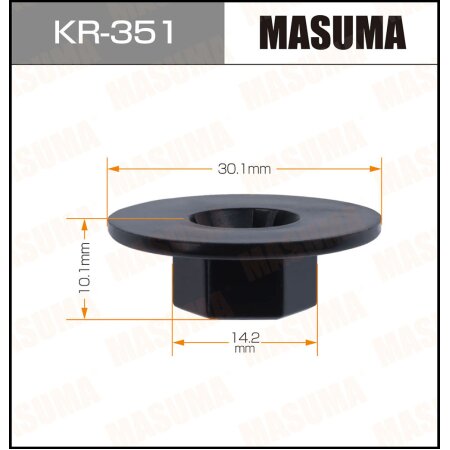 Retainer clip Masuma plastic, KR-351