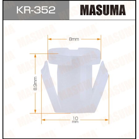 Retainer clip Masuma plastic, KR-352