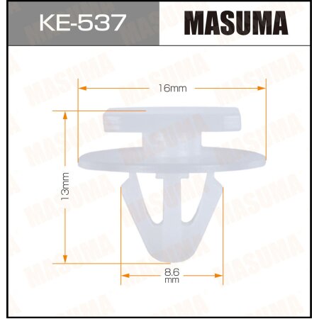 Retainer clip Masuma plastic, KE-537