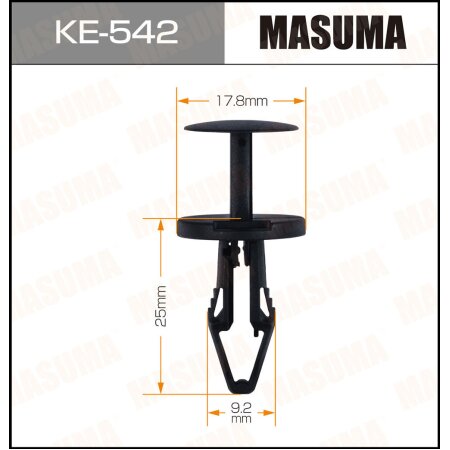 Retainer clip Masuma plastic, KE-542