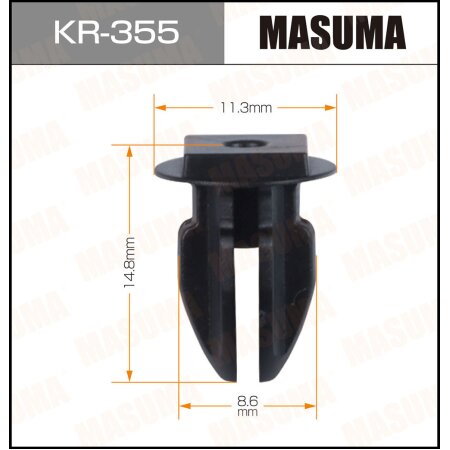 Retainer clip Masuma plastic, KR-355