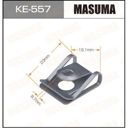 Retainer clip Masuma plastic, KE-557