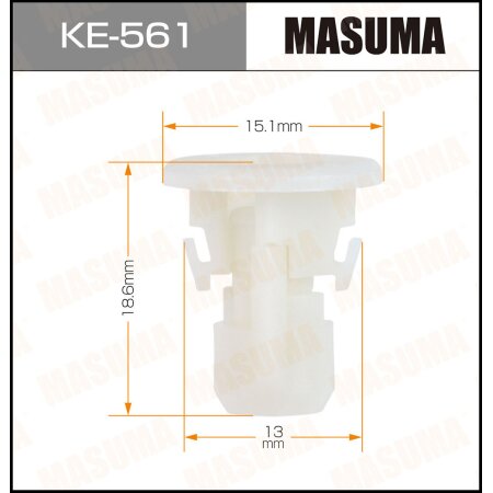 Retainer clip Masuma plastic, KE-561