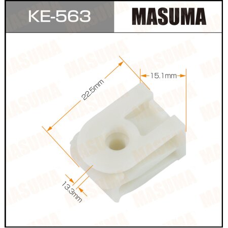 Retainer clip Masuma plastic, KE-563