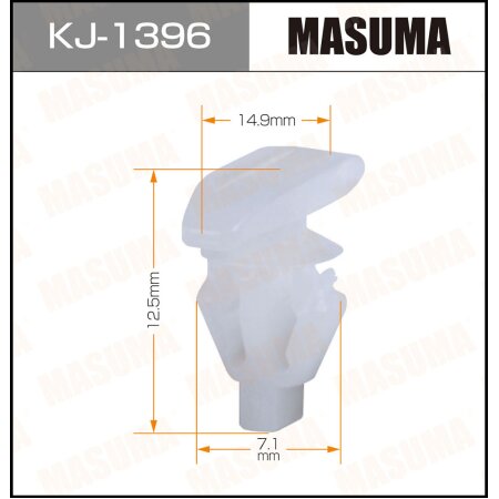 Retainer clip Masuma plastic, KJ-1396