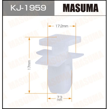 Retainer clip Masuma plastic, KJ-1959