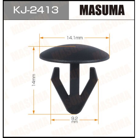 Retainer clip Masuma plastic, KJ-2413