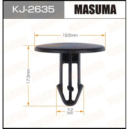 Retainer clip Masuma plastic, KJ-2635