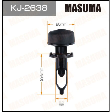 Retainer clip Masuma plastic, KJ-2638