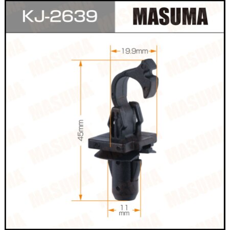 Retainer clip Masuma plastic, KJ-2639