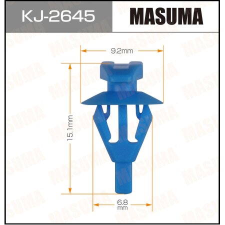 Retainer clip Masuma plastic, KJ-2645