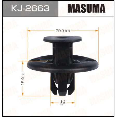 Retainer clip Masuma plastic, KJ-2663