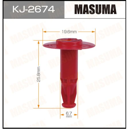 Retainer clip Masuma plastic, KJ-2674