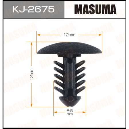 Retainer clip Masuma plastic, KJ-2675