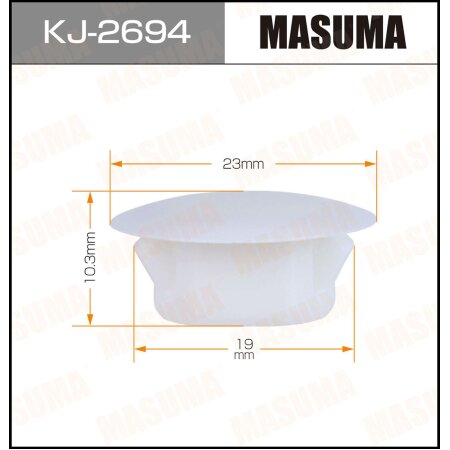 Retainer clip Masuma plastic, KJ-2694