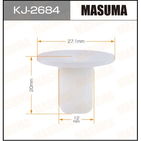 Retainer clip Masuma plastic, KJ-2684