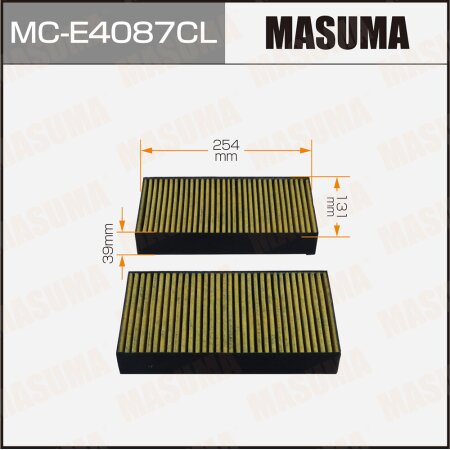 Cabin air filter Masuma charcoal, MC-E4087CL