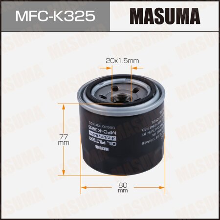 Oil filter Masuma, MFC-K325