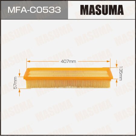 Air filter Masuma, MFA-C0533