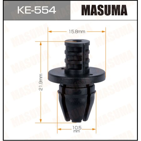 Retainer clip Masuma plastic, KE-554