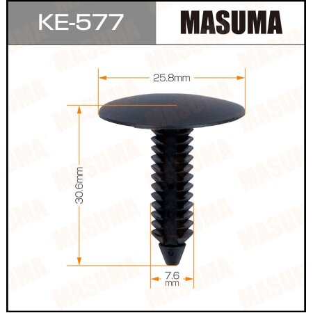 Retainer clip Masuma plastic, KE-577