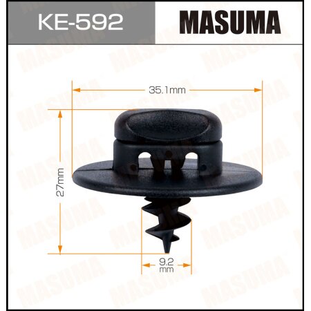 Retainer clip Masuma plastic, KE-592