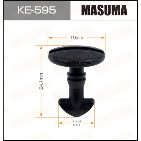 Retainer clip Masuma plastic, KE-595