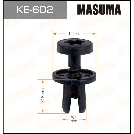 Retainer clip Masuma plastic, KE-602