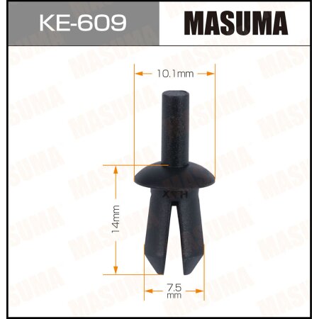 Retainer clip Masuma plastic, KE-609