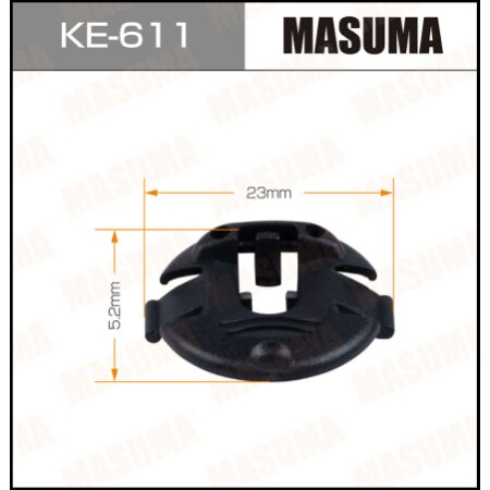 Retainer clip Masuma plastic, KE-611