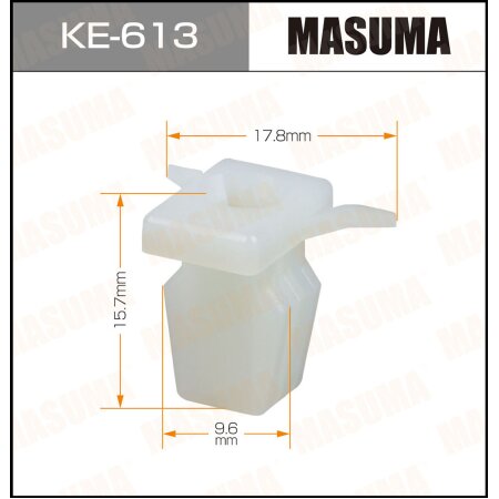 Retainer clip Masuma plastic, KE-613