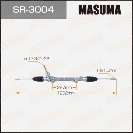 Gear assy, steering, SR-3004