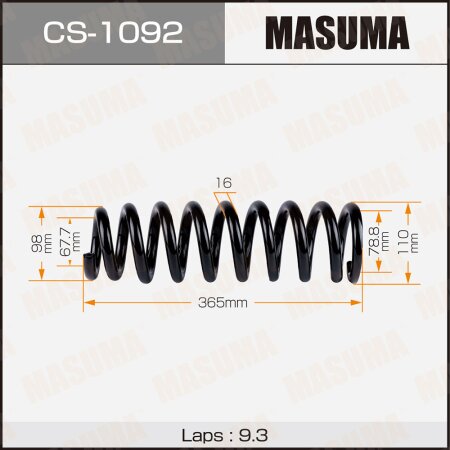 Coil spring Masuma, CS-1092