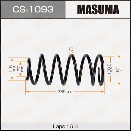 Coil spring Masuma, CS-1093