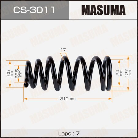 Coil spring Masuma, CS-3011