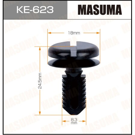 Retainer clip Masuma plastic, KE-623