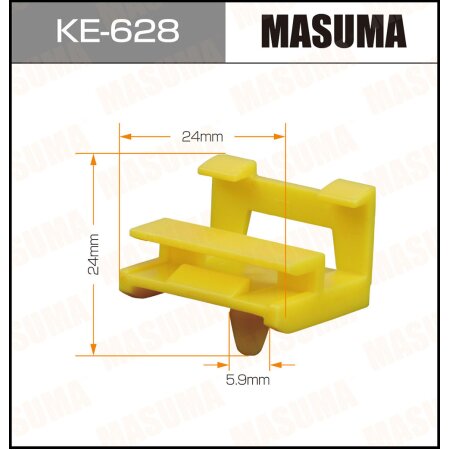 Retainer clip Masuma plastic, KE-628