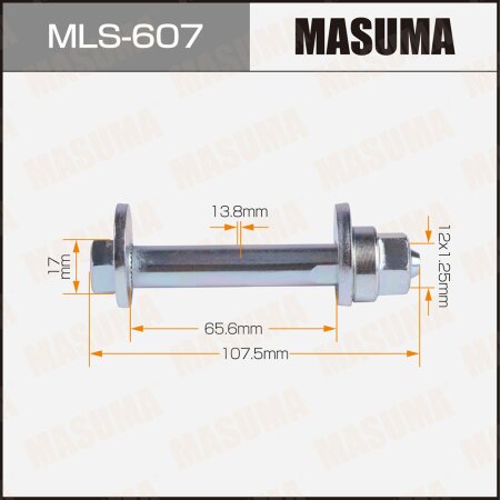 Camber adjustment bolt Masuma, MLS-607