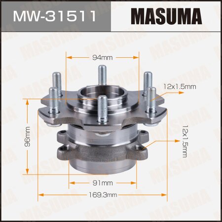 Wheel hub assembly Masuma, MW-31511