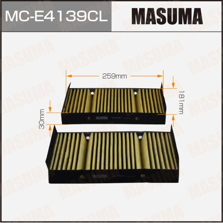 Cabin air filter Masuma charcoal, MC-E4139CL