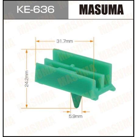 Retainer clip Masuma plastic, KE-636