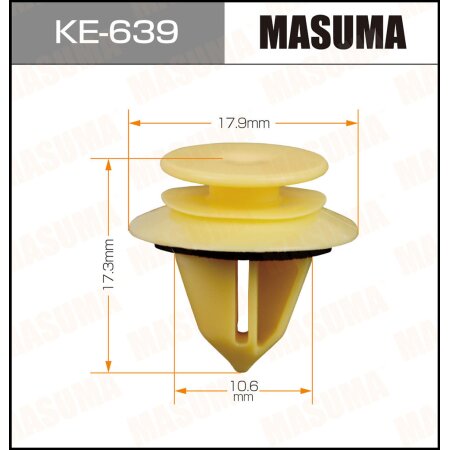 Retainer clip Masuma plastic, KE-639