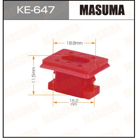 Retainer clip Masuma plastic, KE-647