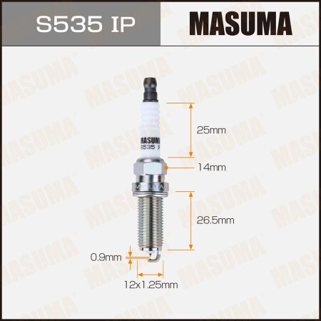 Spark plug Masuma iridium+platinum DILKAR8J9G   , S535IP