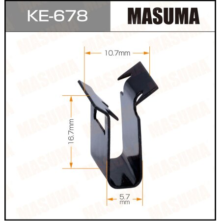 Retainer clip Masuma plastic, KE-678