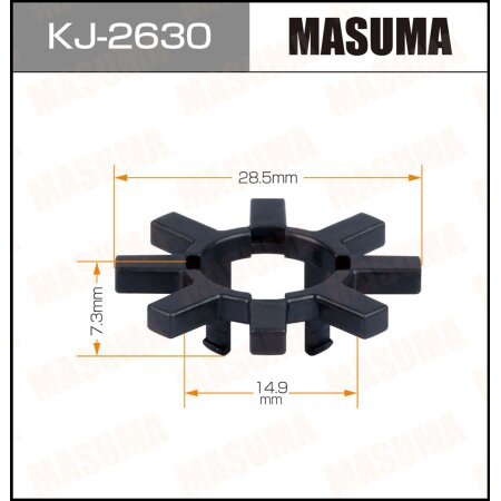 Retainer clip Masuma plastic, KJ-2630