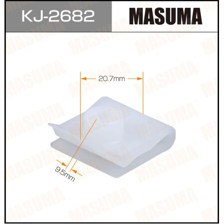 Retainer clip Masuma plastic, KJ-2682