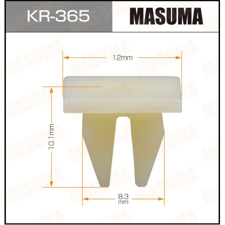 Retainer clip Masuma plastic, KR-365