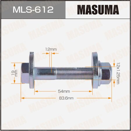Camber adjustment bolt Masuma, MLS-612